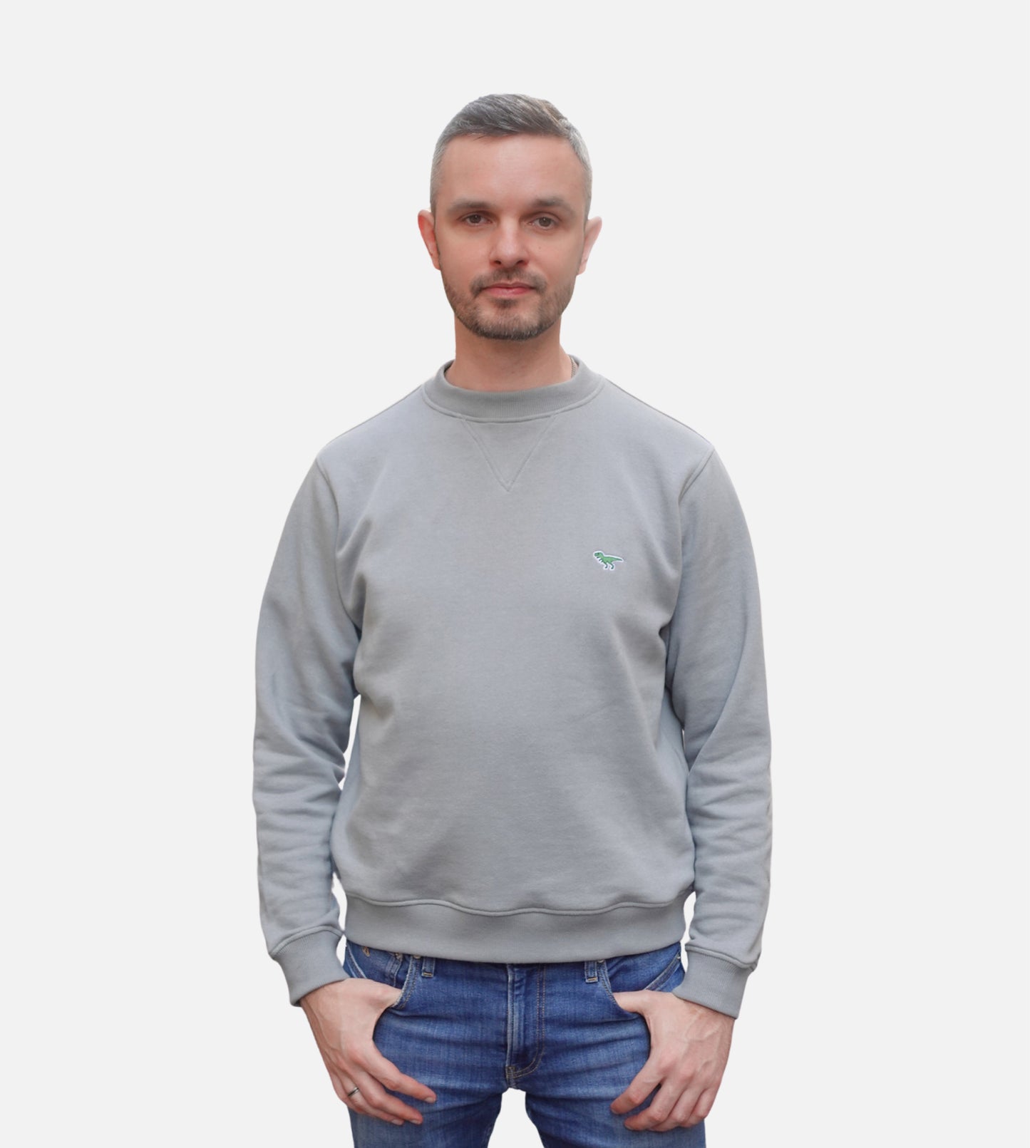 Sweatshirt T-Rex Gris - Homme