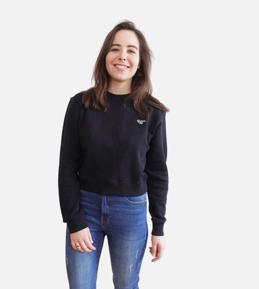 Sweatshirt T-Rex Noir - Femme