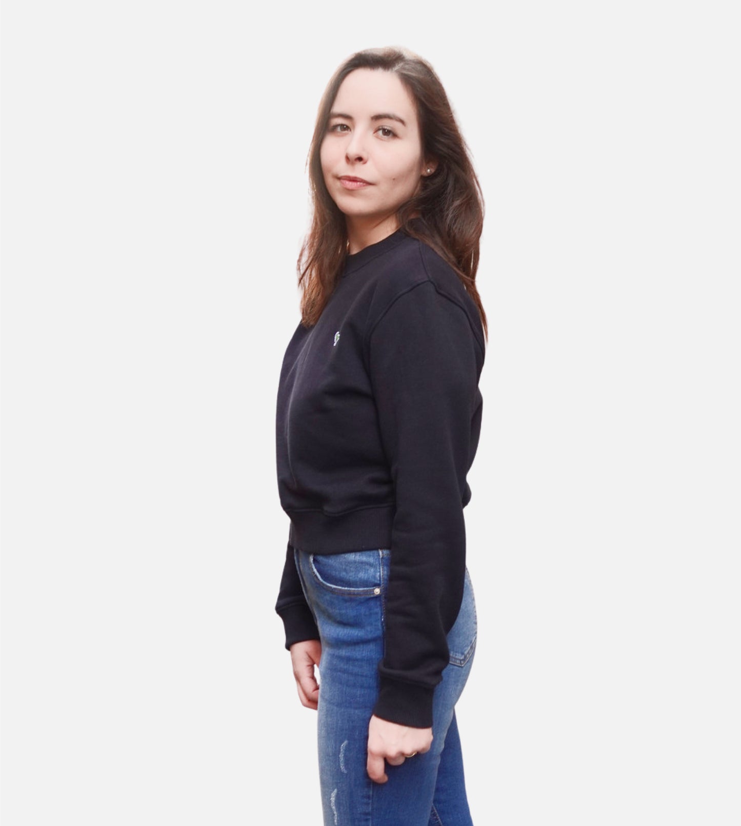 Sweatshirt T-Rex Noir - Femme