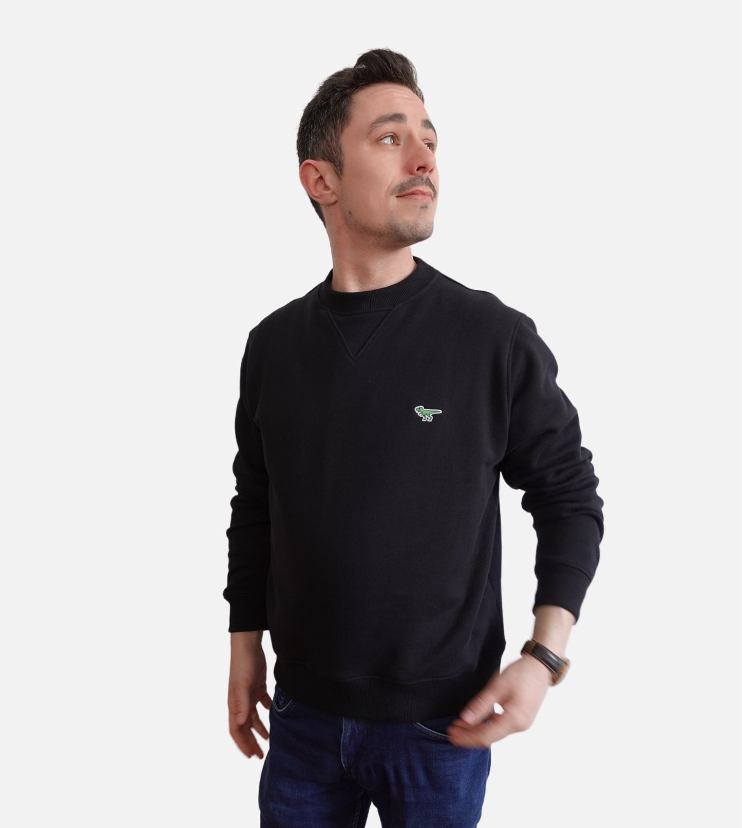 Sweatshirt T-Rex Noir - Homme