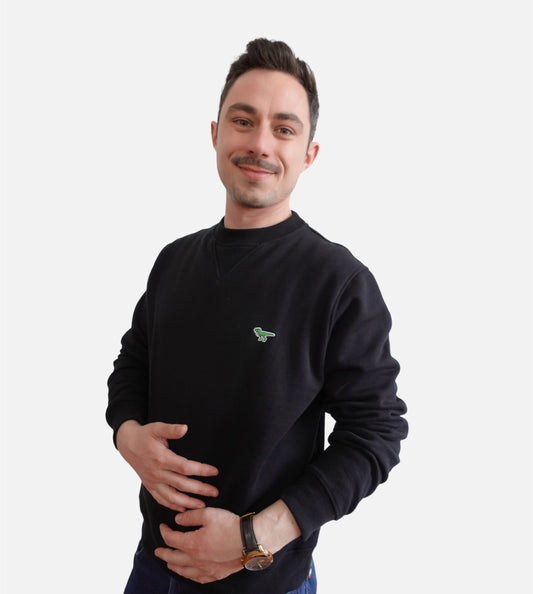 Sweatshirt T-Rex Noir - Homme