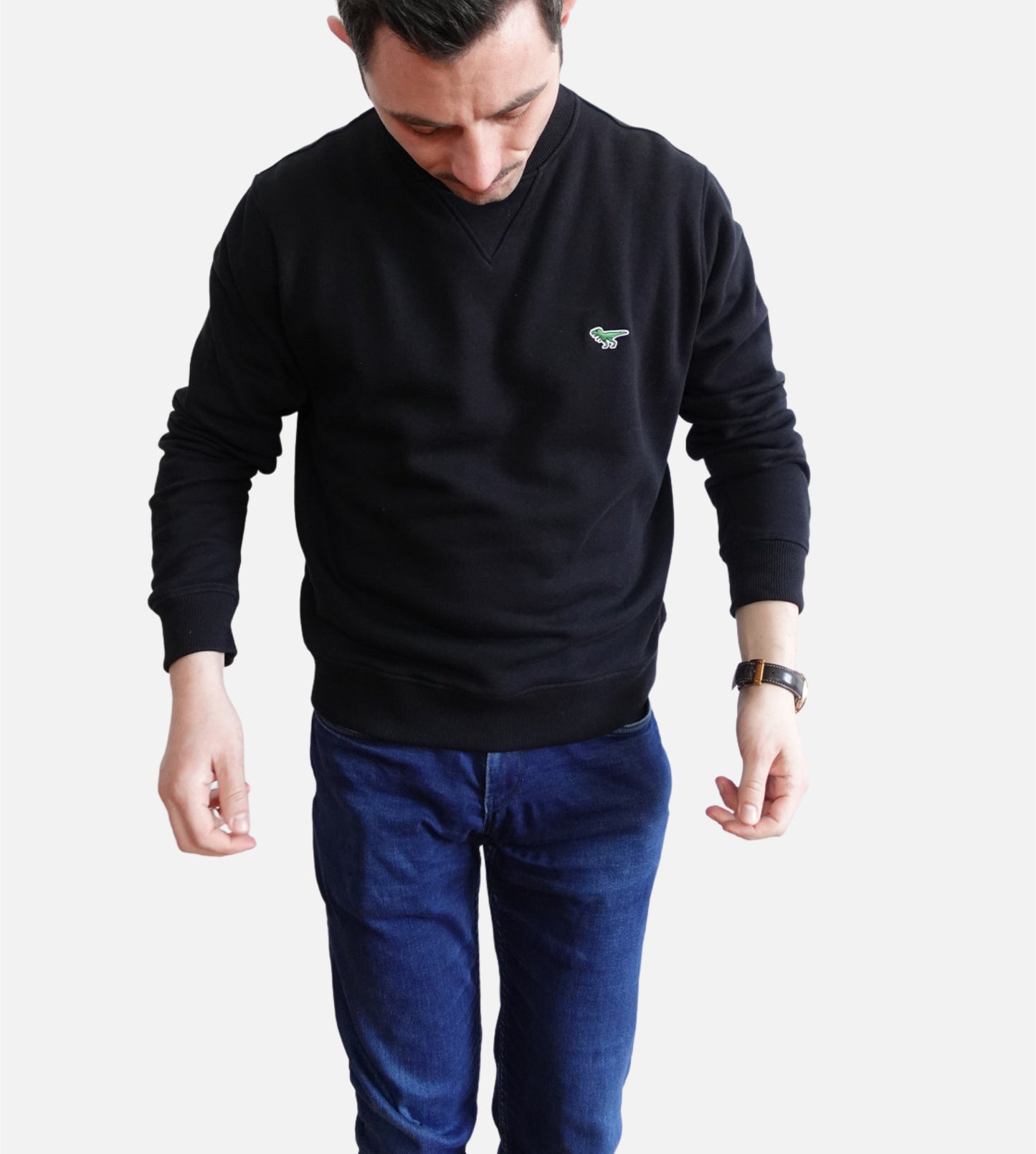 Sweatshirt T-Rex Noir - Homme