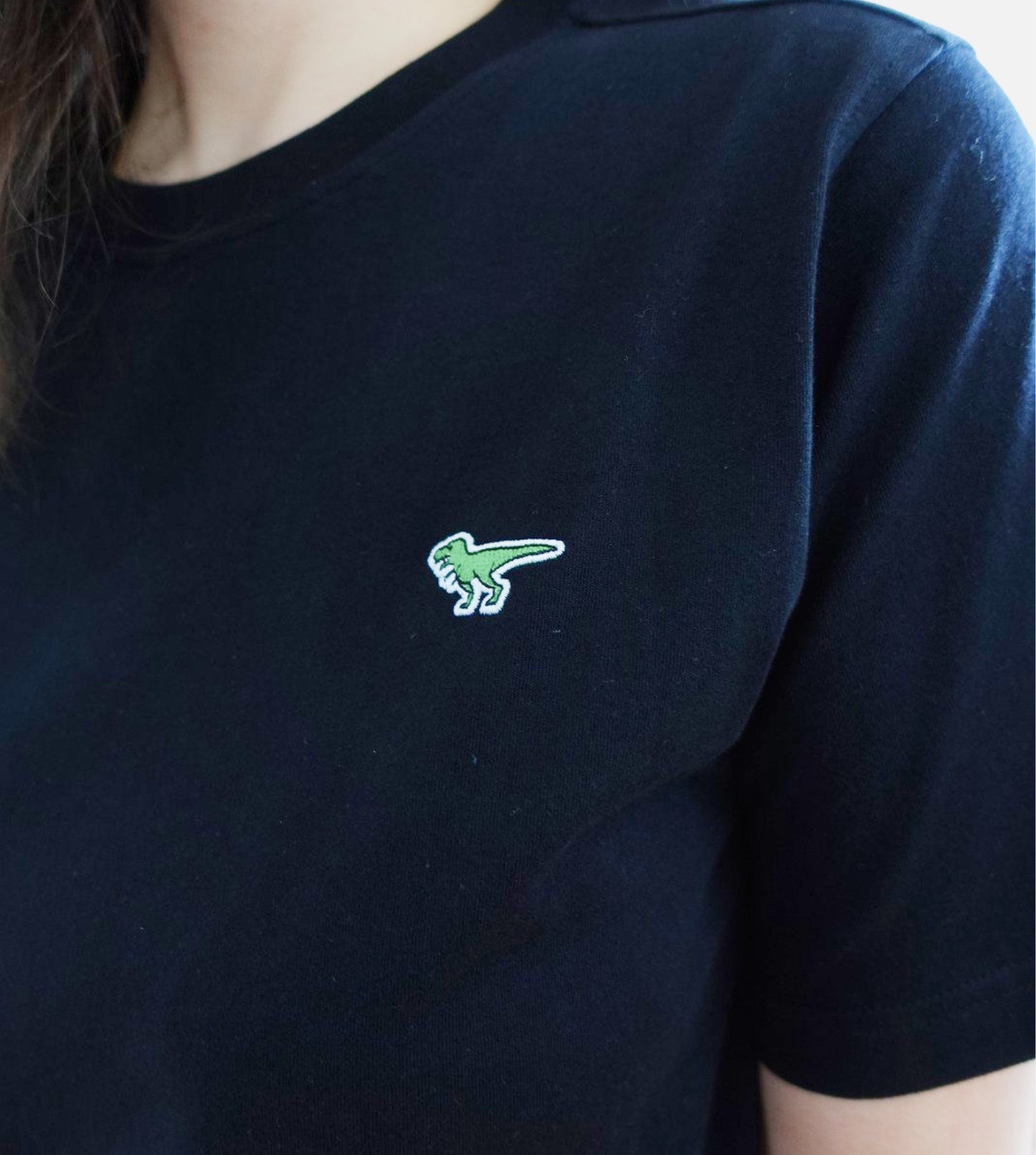 T-Shirt T-Rex Noir - Femme