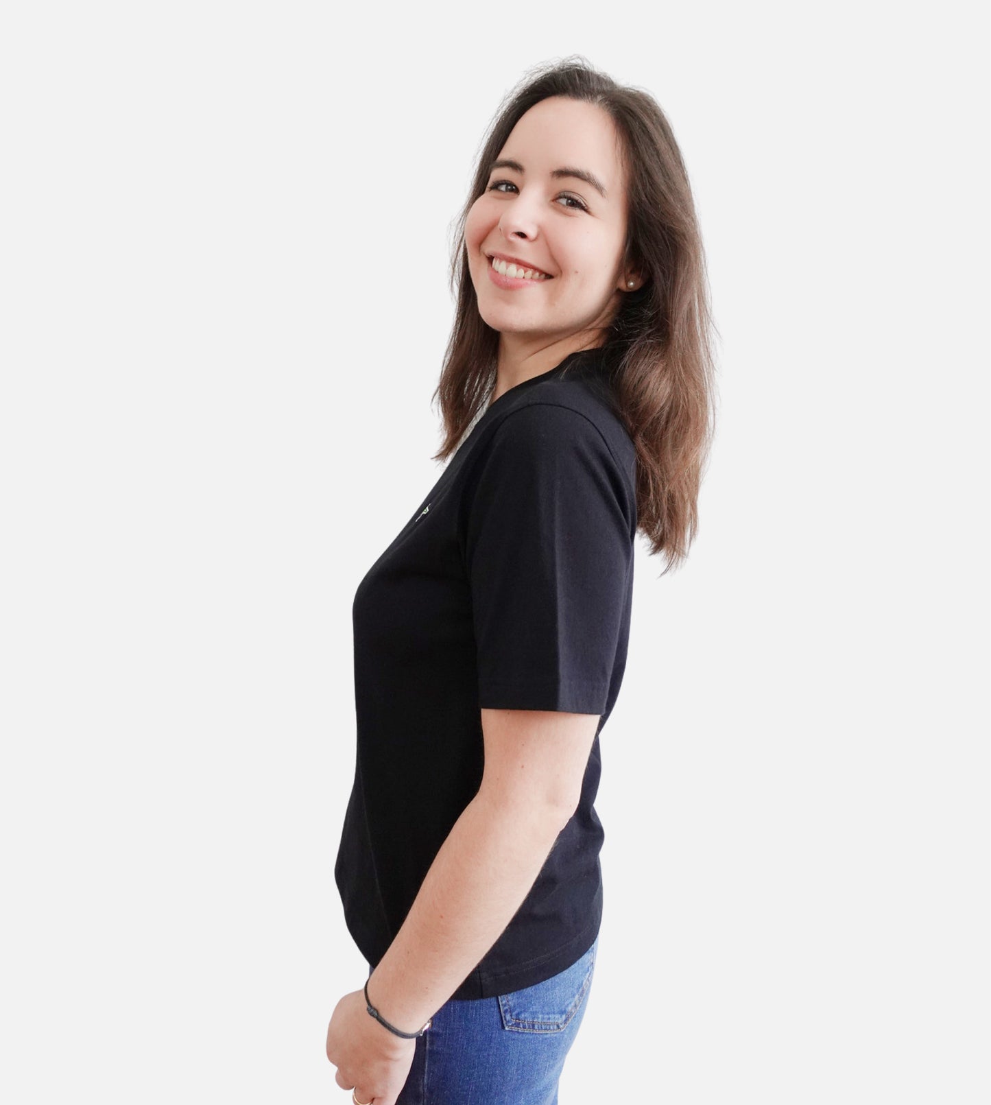 T-Shirt T-Rex Noir - Femme
