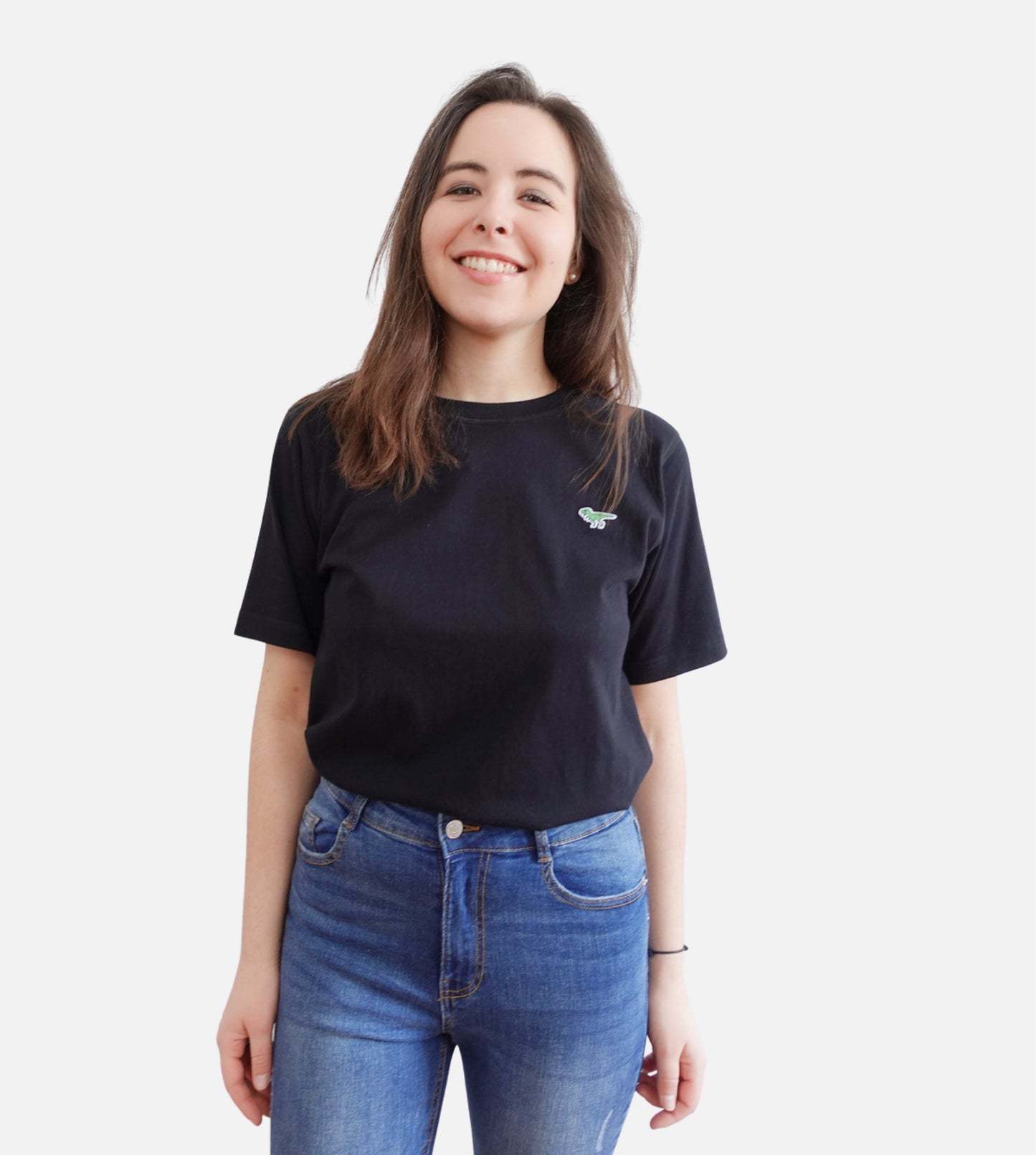 T-Shirt T-Rex Noir - Femme